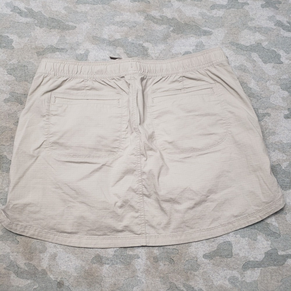 Title Skort Womens Large Beige Pockets Drawstring Tennis Golf 18. - Picture 10 of 11